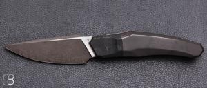  Couteau " custom Liner-lock " de Berthelemy Gabriel - La Forge Agab - Zirconium et D2