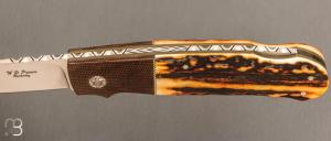   Couteau " Lock-back " custom par W.D. Pease