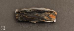    Couteau " Mahousse " custom par Christophe Arbogast - Ivoire de mammouth et RWL34