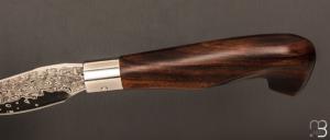    Couteau " Masunin " par Roberto Ottonello - Bois de fer et Damas