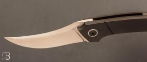  Couteau " Maverick full titane prototype  " custom de Jean Michel Martin  - RWL-34 et titane