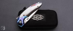    Couteau " Maximus " custom par Thierry Savidan - Zirconium