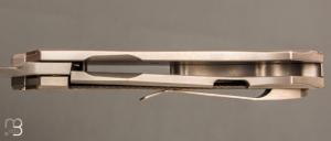 Couteau " Octavus Micarta  / Titanium" Frame-lock par Bastards Knives X Gabriel Berthelemy