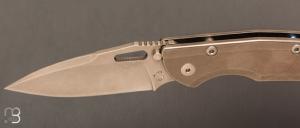   Couteau  "  Officer Titane  " custom par Sacha Thiel