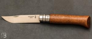 Couteau Opinel N08 manche noyer - lame acier inoxydable