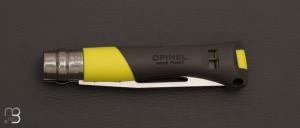   Couteau Opinel N°09 Océan jaune - Lame inox semi-crantée