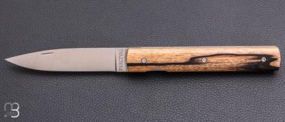  Couteau Perceval Le Français ébène blanc