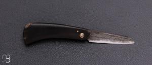   Couteau "Piémontais" custom par Sourire Duville - Corne de chèvre et San-Maï