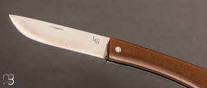  Couteau  "   Pilgrim " G10 et lame 14C28 par Laurent Gaillard