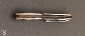 Couteau " Rhino V3" custom titane et RWL34  par Emmanuel Lebrun