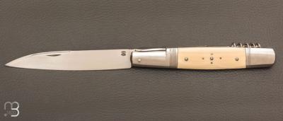  Couteau " Rumilly 2 pièces" par Erwann Aubriet - Ivoire de mammouth