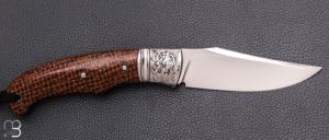    Couteau " Ryan's  " custom par Raphaël Durand - Kevlar "Thunderstrike" et RWL-34