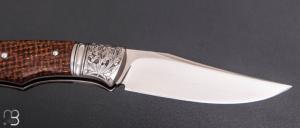    Couteau " Ryan's  " custom par Raphaël Durand - Kevlar "Thunderstrike" et RWL-34
