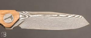    Couteau " S11 M2 " front flipper par Bouvier Knives - Bertrand Maxime - Ivoire de mammouth