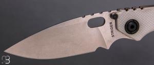  Couteau " SNG " par Mick Strider - CPM-154 / Titane - G10