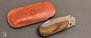     Couteau " Safari " par Éric Parmentier - Micarta et RWL34