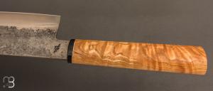  Couteau " Santoku " par Joël Matter - Frêne et 135Cr3