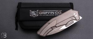   Couteau " Scout F3.5 " par Griffin Company Knives - Titane et lame en Magnacut