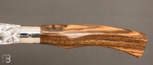  Couteau " Sgrigua " par Roberto Ottonello - Bocote et Damas