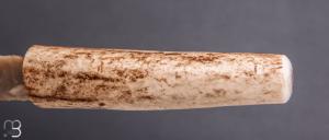 Couteau " Silex de Bourgogne et bois de cerf " par Kévin Chartier