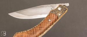 Couteau  "  Sionvillois " de poche de Sylvain Petit - Les Couteaux du Mitou