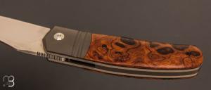 Couteau  " Stan " custom ironwood et RWL-34 par Maxime Belzunce