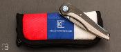 Couteau "    Sukhoi 2.0     " Titanium et fibre de carbone par CKF Knives et Anton Malyshev