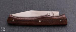   Couteau de poche Tedesco par Adrien Giovaninetti - Bocote