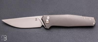   Couteau " Toko" flipper de Jens Anso - Titane et RWL34