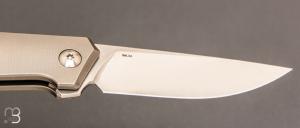   Couteau " Toko" flipper de Jens Anso - Titane et RWL34