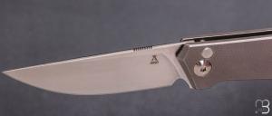    Couteau " Toko" flipper de Jens Anso - Titane et RWL34