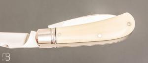 Couteau " Wharmcliffe Trapper 2 lames " par Aleksandr Vetrov - Micarta / M390