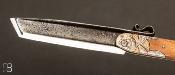 Couteau artisanal "Chassepot 1860" mammouth de Guillaume Antoniucci