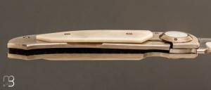 Couteau " custom " par Gaines Buddy - Nacre 