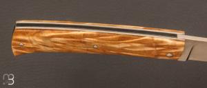  Couteau " custom " RWL-34 et fourche de peuplier par Philippe Lemonnier