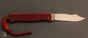 Couteau de poche Douk-Douk rouge avec étui