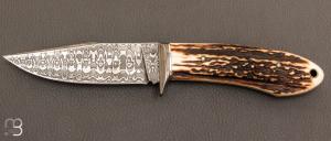 "Custom" fixed knife by Don Hanson III - Design by Sam Lurquin