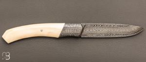 Couteau droit semi intégral " 1820 Berthier " par Anthony Brochier 