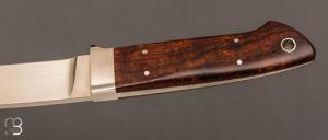  Couteau " drop point intégral " par Dietmar F. Kressler - Ironwood