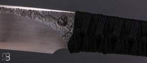  Couteau fixe par Jean-Paul Sire - Paracorde et lame en 100C6