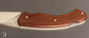    Couteau " lock-back " custom par Silas Coutellerie - Micarta et N690Co
