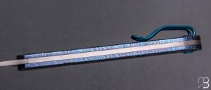 Couteau "slipjoint sheepfoot" par Dreamtech - Titane et lame en VG10 - D4453TF