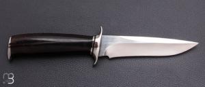     Couteau utilitaire en grenadille par Jim Siska - Grenadille et ATS34