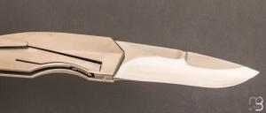  Couteau  "  Enigma " custom par Gustavo Thome Cecchini - GTC Custom Knives  - Titane et CPM-154