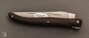   Couteau Laguiole Aubrac "Terre d'aubrac stabilisée Jonquille ”