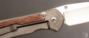   "Sebenza 31 Large Natural Micarta inlay" L31-1212 de Chris Reeve