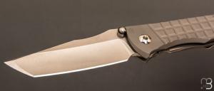    Couteau  " Umnumzaan Tanto Monkey Edge Frag Pattern " de Chris Reeve