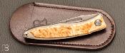 Couteau Mnandi  Box Elder Drop point de Chris Reeve - MNA-1008