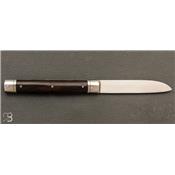 Couteau de Notaire Ébène mitres inox de Glenn Guillou