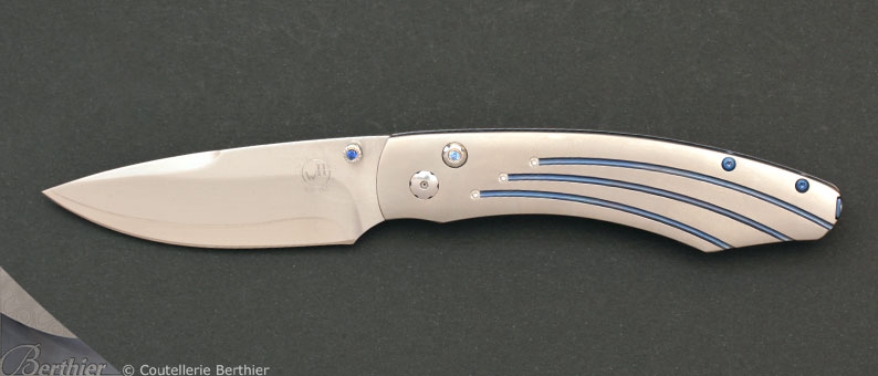 Couteau Spearpoint B-12 Atlas par William Henry